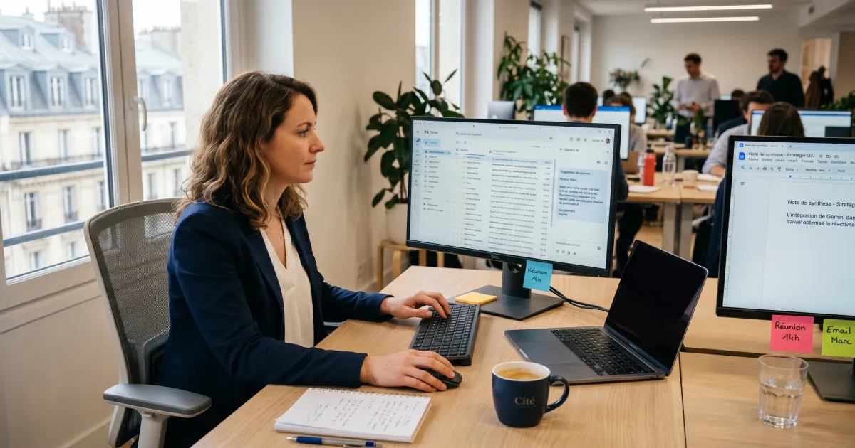 Formation Gemini Google Workspace en entreprise PME France 2026